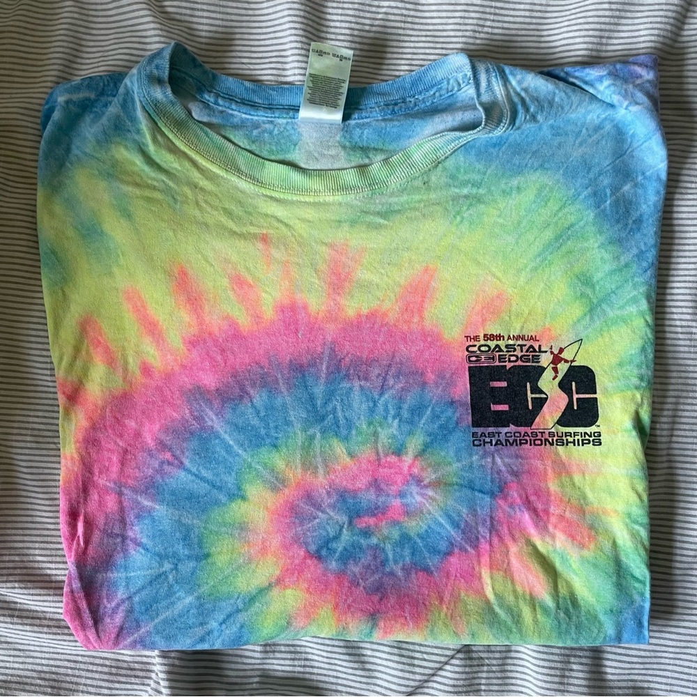 EAST COAST SURFING CHAMPIONSHIP ECSC
TYE DYE T-SHIRT